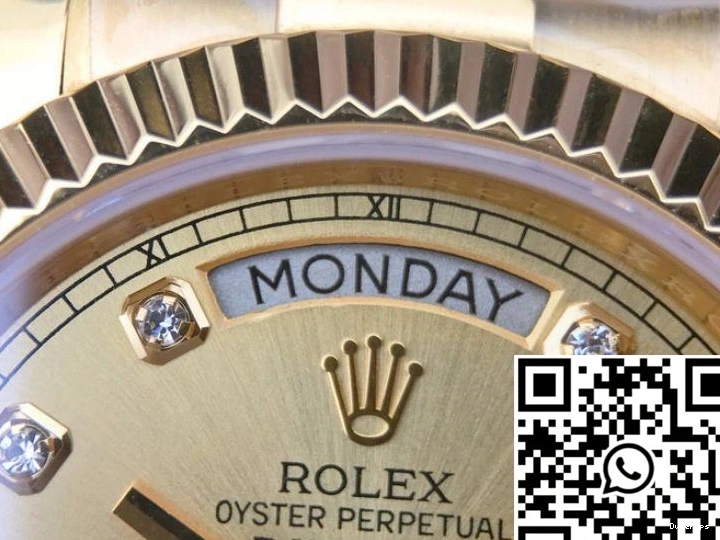Rolex II 218238 Day-Date EW Gold Dial Factory 18K Yellow 40MM 0522